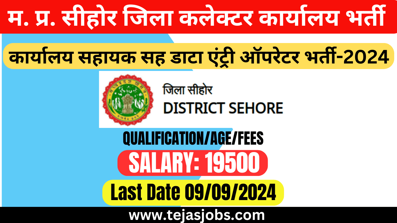 MP Collector Office Sehore Recruitment 2024