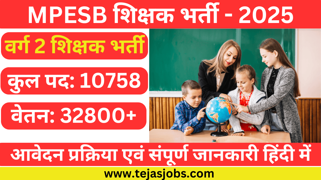 MPESB Teacher Recruitment 2025