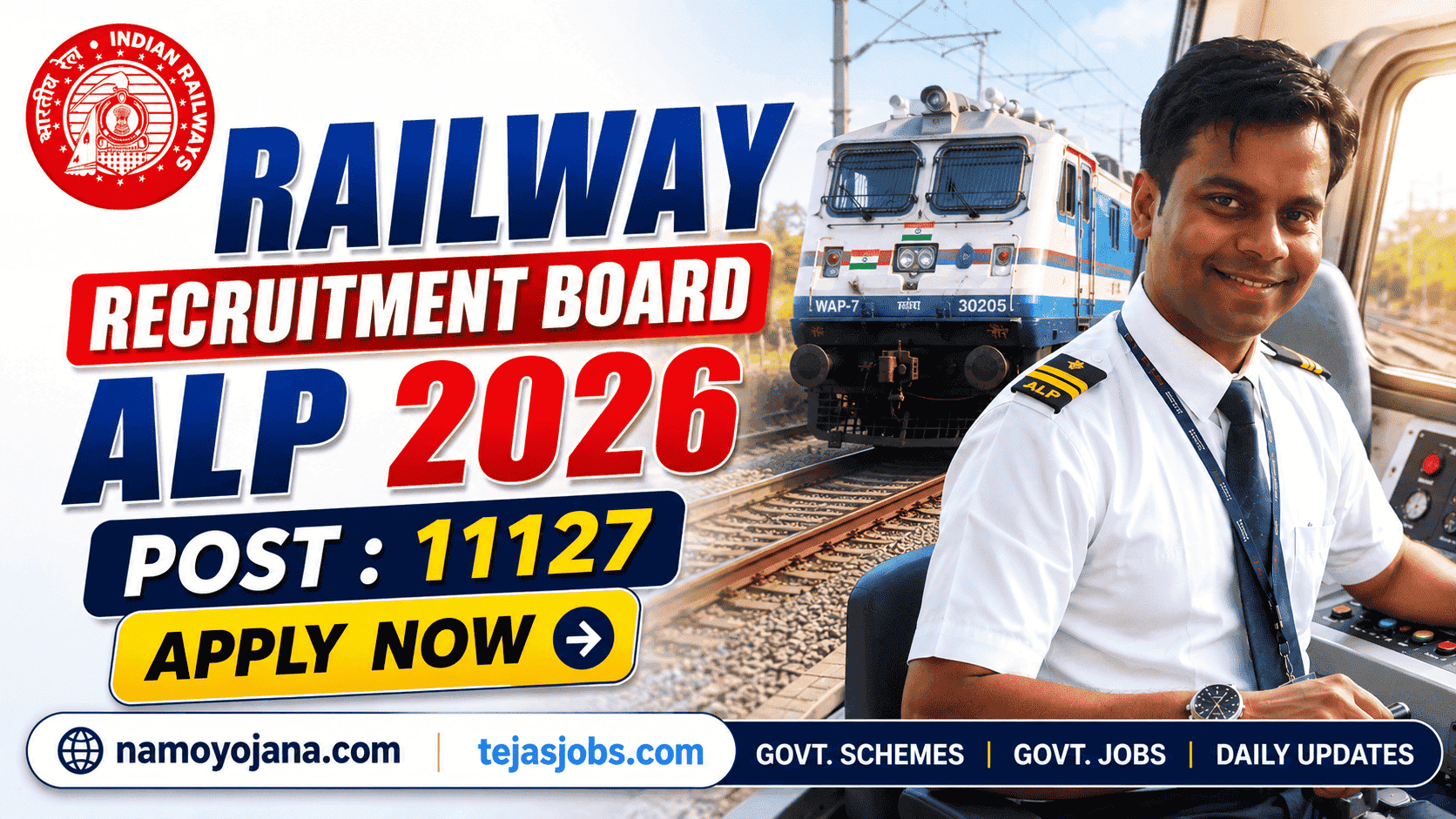 RRB Recruitment 2026 - Assistant Loco Pilot ALP