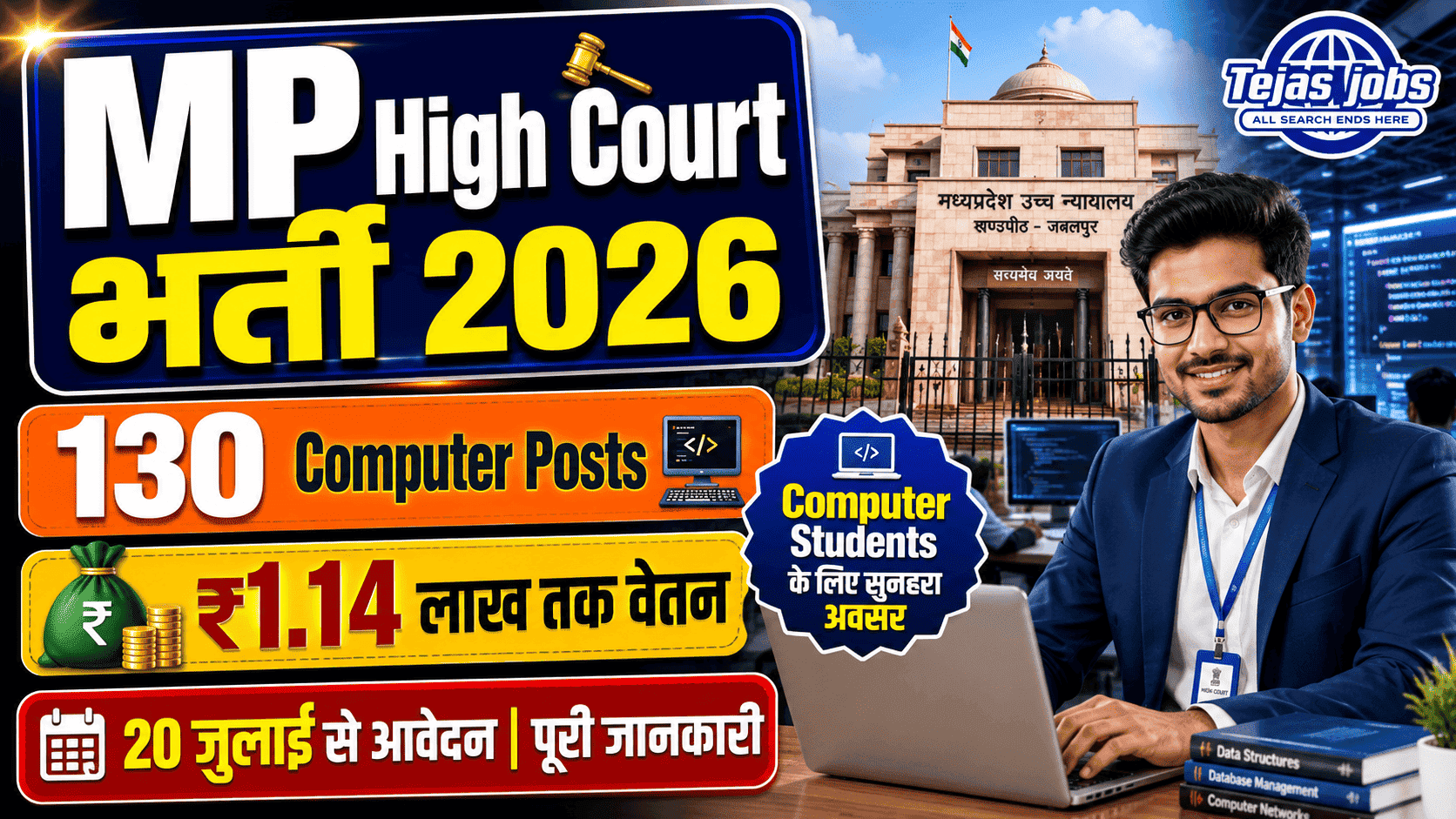 MP High Court Recruitment 2026 – Senior Computer Programmer Assistant